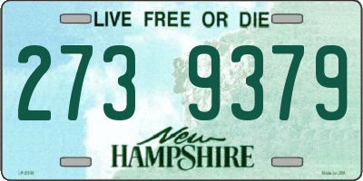 NH license plate 2739379