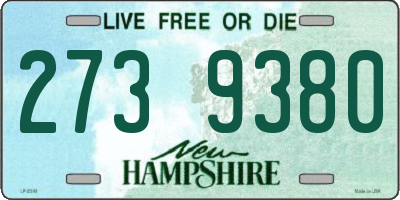 NH license plate 2739380