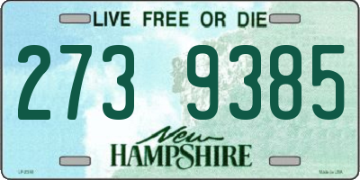 NH license plate 2739385