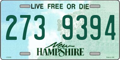 NH license plate 2739394