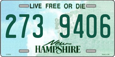 NH license plate 2739406