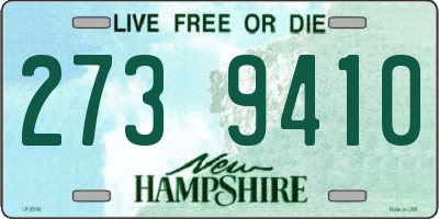 NH license plate 2739410