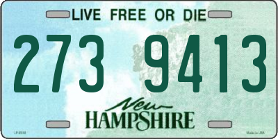 NH license plate 2739413