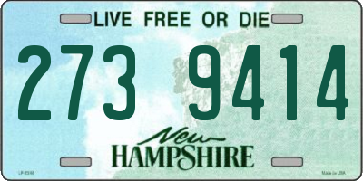 NH license plate 2739414