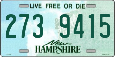 NH license plate 2739415