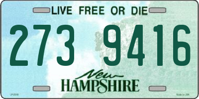 NH license plate 2739416