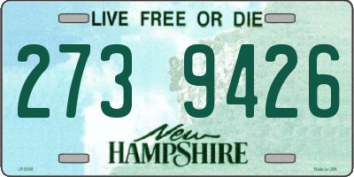 NH license plate 2739426