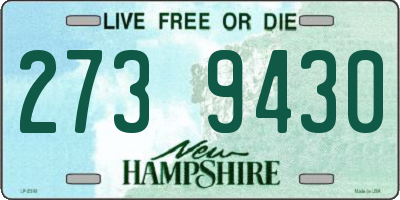 NH license plate 2739430