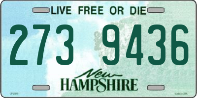 NH license plate 2739436