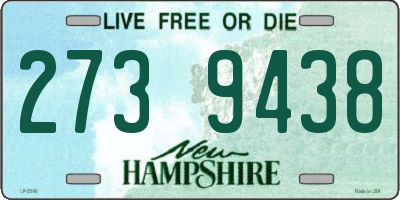 NH license plate 2739438