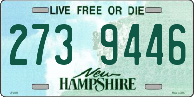 NH license plate 2739446