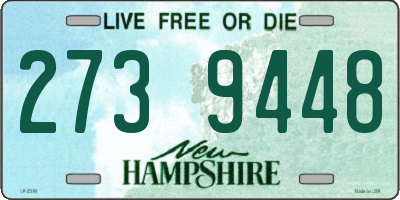 NH license plate 2739448
