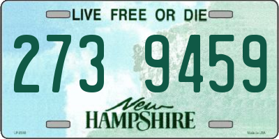 NH license plate 2739459