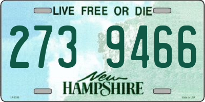 NH license plate 2739466