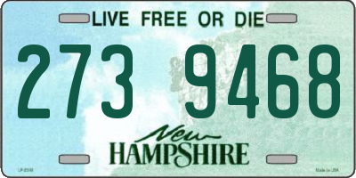 NH license plate 2739468