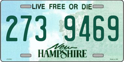 NH license plate 2739469
