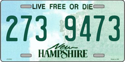 NH license plate 2739473