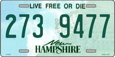 NH license plate 2739477