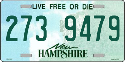 NH license plate 2739479