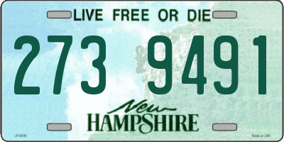 NH license plate 2739491