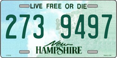 NH license plate 2739497