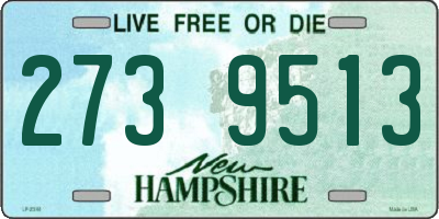 NH license plate 2739513