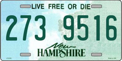 NH license plate 2739516