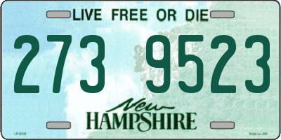 NH license plate 2739523