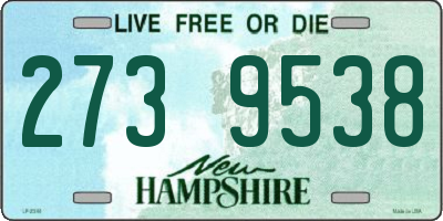 NH license plate 2739538