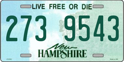 NH license plate 2739543