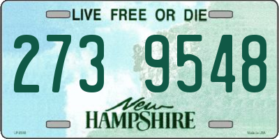 NH license plate 2739548