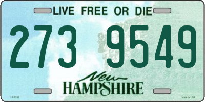 NH license plate 2739549