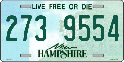 NH license plate 2739554