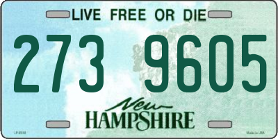 NH license plate 2739605