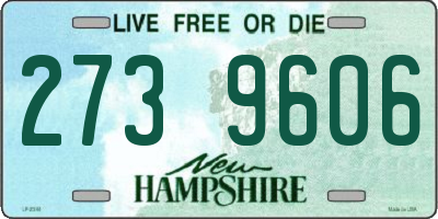 NH license plate 2739606