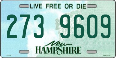 NH license plate 2739609