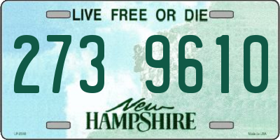 NH license plate 2739610