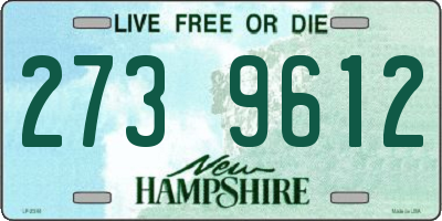 NH license plate 2739612