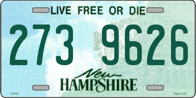 NH license plate 2739626