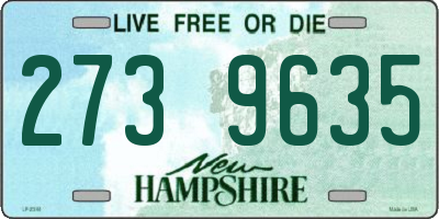 NH license plate 2739635