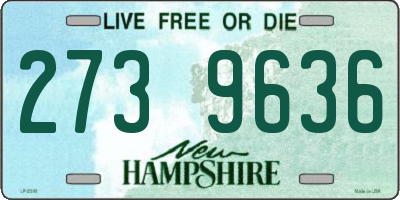 NH license plate 2739636