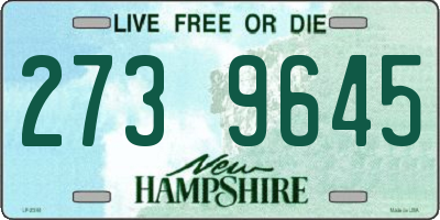 NH license plate 2739645