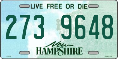 NH license plate 2739648