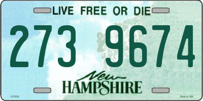 NH license plate 2739674