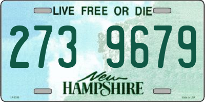 NH license plate 2739679