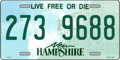 NH license plate 2739688