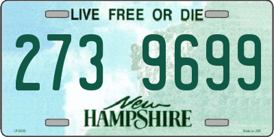 NH license plate 2739699