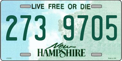 NH license plate 2739705