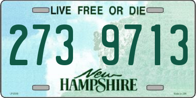 NH license plate 2739713