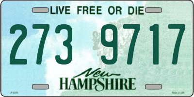 NH license plate 2739717